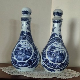 تصویر تنگ چینی قلم آبی 