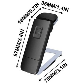 تصویر چراغ مطالعه LED گیره ای با قابلیت شارژ 