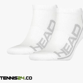 تصویر جوراب تنیس ساق کوتاه هد (white)HEAD PERFORMANCE SNEAKER UNISEX پک دوتایی-سفید 