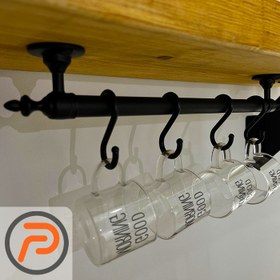 تصویر میله آویز قابل تنظیم کافی‌بار 