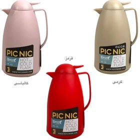 تصویر فلاسک تاپکو مدل MT1 گنجایش ۱ لیتر طرح پیک نیک 