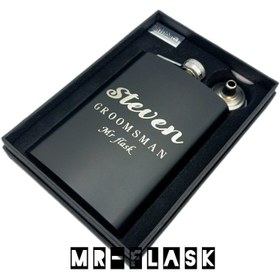 تصویر قمقمه جیبی،هیپ فلاسک تک مدل استیون 