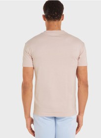 تصویر تی‌شرت یقه گرد با لوگو برند calvin klein jeans Logo Crew Neck T-Shirt