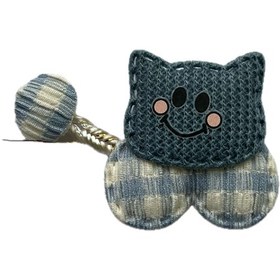 تصویر تکه دوزی طرح گربه 