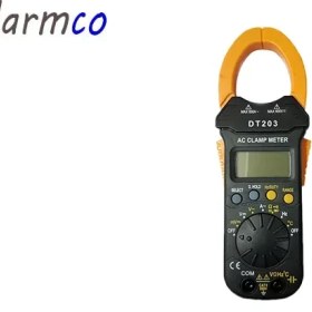 تصویر مولتی متر کلمپی دیجیتال CLAMP METER DT 203 