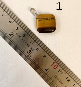 تصویر پلاک گردنبند چشم ببر - عدد ۲ 