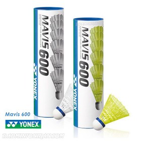 تصویر توپ بدمينتون يونکس Yonex Mavis 600 دور آبی 