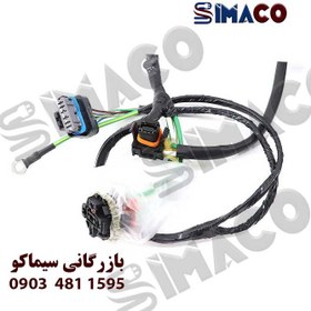 تصویر سیم کشی چراغ جلو و فن سمند IK9600058280 دناکو | دسته سیم سمند سال کد فنی 8280 