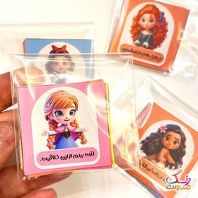 تصویر برچسب تشویقی پرنسس های دیزنی/۳۵ عددی برش خورده برچسب پرنسس های دیزنی