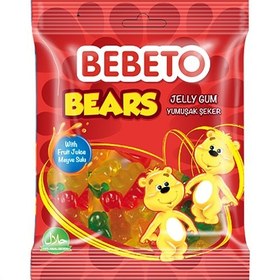 تصویر پاستیل ببتو مدل خرس های با نمک - Bebeto 