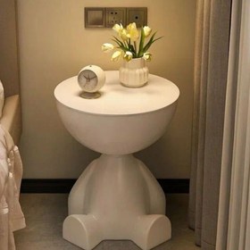 تصویر میز کنار مبلی و ساید تیبل/ پاتختی مدل hue 