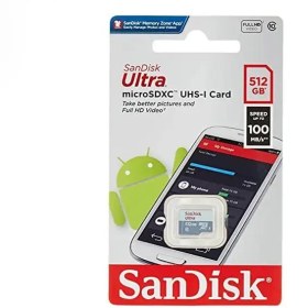 تصویر کارت حافظه microSDXC سن دیسک 512GB مدل Ultra 100MB/s ا SanDisk Ultra microSDXC 512GB SanDisk Ultra microSDXC 512GB