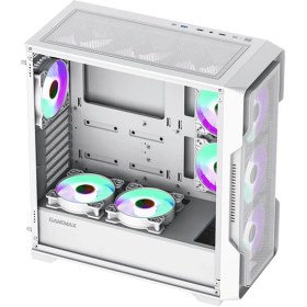 تصویر کیس کامپیوتر گیمینگ گیم مکس مدل سیج GAMEMAX Siege BK Gaming PC Case