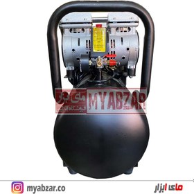 تصویر کمپرسور باد 2 موتوره ادون 50 لیتری سایلنت مدل ED5502A-50L 