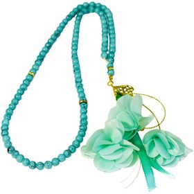 تصویر تسبیح گلدار 101 دانه مدل الماس 