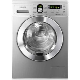 تصویر ماشین لباسشویی سامسونگ 8 کیلویی بدون تسمه نقره ای Samsung Washing Machine 8kg Q1450 Silver 