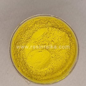 تصویر رنگ پودری صدفی زرد 