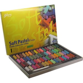 تصویر پاستل گچی 64 رنگ نیمه گالری ا Gallery soft pastel 64 colors Gallery soft pastel 64 colors