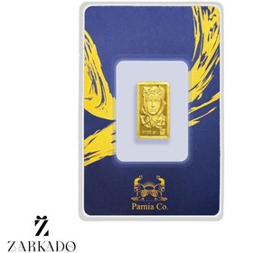 تصویر شمش طلا 100 سوتی 24 عیار 