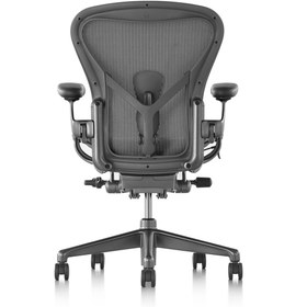 تصویر صندلی HermanMiller Aeron Chair C Size – Graphite-ارسال 20 روز کاری 