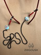 تصویر بند عینک سرامکی ماهی ابی 