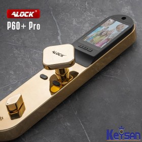 تصویر قفل دیجیتال اثر انگشتی مجهز به چشم دیجیتال ALOCK مدل P60+ Camera B 2023 