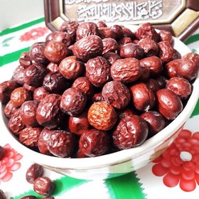 تصویر عناب نیمه خشک درجه یک بیرجند محصول پارسال (یک کیلویی) با ارسال رایگان بهمراه هدیه 