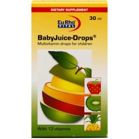 تصویر قطره نیو بیبی جویس یوروویتال ۳۰ میلی لیتر EuRho Vital New Baby Juice Drops 30 ml