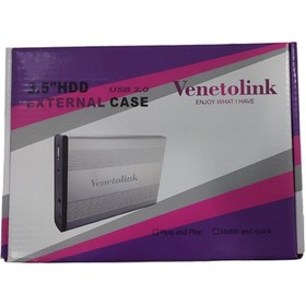 تصویر باکس هارد اکسترنال ونتولینک 3.5 اینچ EXTERNAL HARD BOX VENETOLINK 3.5HDD