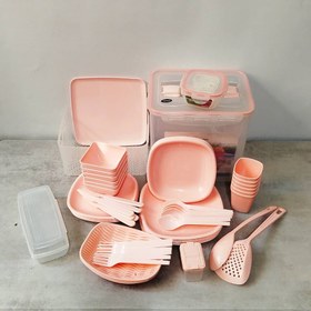 تصویر سرویس مسافرتی 6نفره 60پارچه لیمون کد10635 