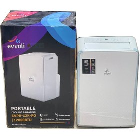 تصویر کولر گازی ایوولی مدل پرتابل EVPR-12K-PO ظرفیت 12000 Evvoli 12000 EVPR-12K-PO Portable Air Conditioner