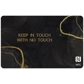 تصویر کارت ویزیت هوشمند NFC مدل سایه 