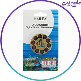 تصویر دماسنج برچسبی گرد آکواریوم هایلا HL-03F 