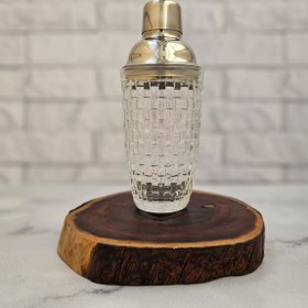 تصویر شیکر شیشه ای - طلایی Shekar