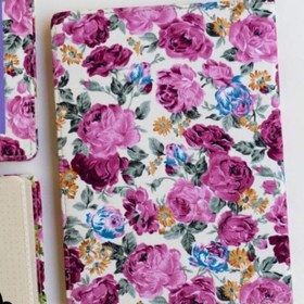 تصویر دفتر جلد پارچه‌ای کد 0020 ایمان (80 برگ) 