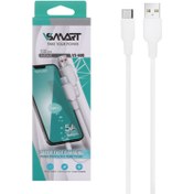 تصویر کابل شارژ فست USB to Type-C اورجینال وی اسمارت V-Smart مدل VS-600 سفید کد 28234 