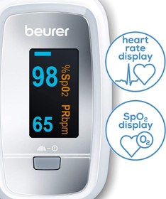 تصویر پالس اکسیمتر بیورر مدل PO30 Beurer PO30 Pulse Oximeter