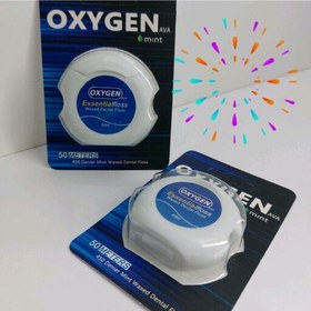 تصویر نخ دندان مارک اکسیژن AVA OXYGEN متری50 نازک 