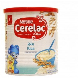 تصویر سرلاک برنج به همراه شیر نستله مناسب کودکان از پایان ۶ ماهگی ۴۰۰ گرم 
