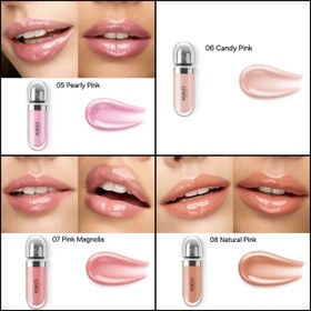 تصویر لیپگلاس سه بعدی کیکو میلانو مدل 3D Hydra Lipgloss Kiko Milano 