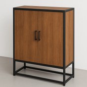 تصویر جاکفشی چوب و فلز مدل Honarmand 