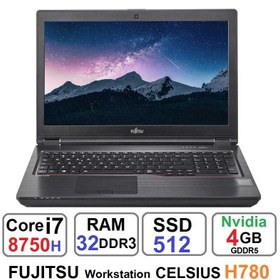 تصویر لپ تاپ FUJITSU CELSIUS H780 core i7 8750H 