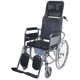 تصویر ویلچر حمامی برانکاردی 609GC Wheelchair bathroom stretcher 609GC