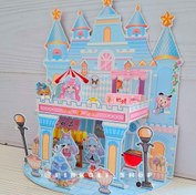 تصویر کاردستی سه بعدی قصر 