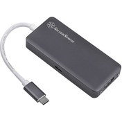 تصویر مبدل USB-C به USB / HDMI سیلوراستون مدل SST-EP14C USB-C to USB / HDMI Converter Silverstone Model SST-EP14C