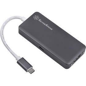 تصویر مبدل USB-C به USB / HDMI سیلوراستون مدل SST-EP14C USB-C to USB / HDMI Converter Silverstone Model SST-EP14C