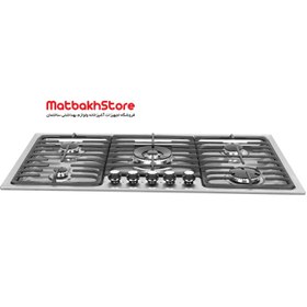 تصویر اجاق گاز استیل ۵ شعله درسا مدل DG2210-5M Dorsa Steel Hob Model DG2210-5M