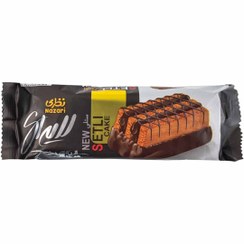 تصویر کیک اسفنجی کاکائویی سه لایه با کرم کاکائو ستلی نظری 65 گرم 