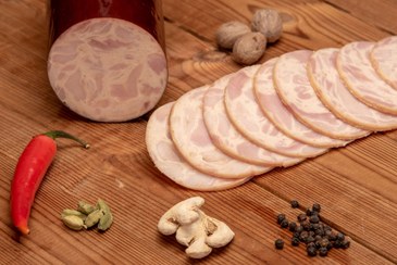تصویر ژامبون گوشت مرغ 90 درصد مانوش 