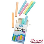 تصویر گچ رنگی تخته سیاه بسته 10 عددی Coloured Chalk pack 10 pcs